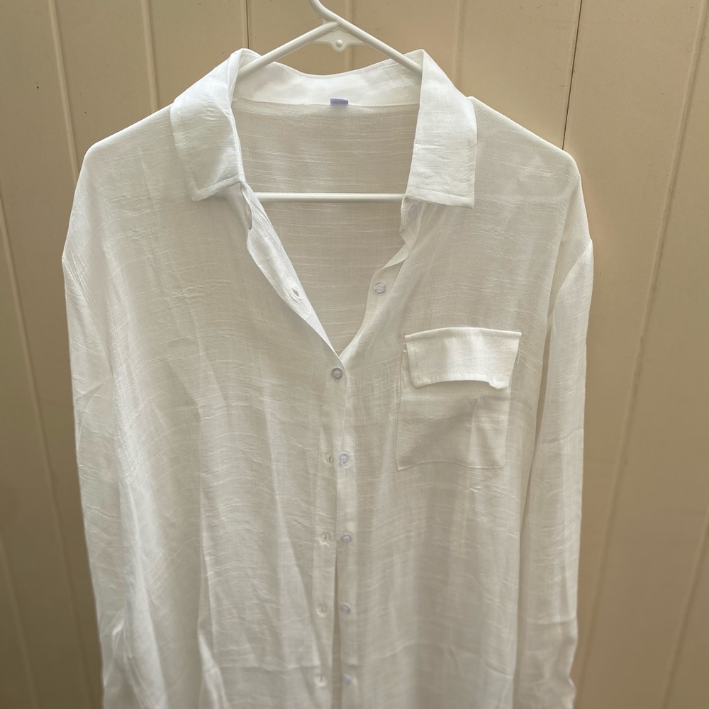 White button up